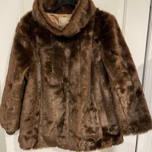 Banana Republic Faux Fur Pullover